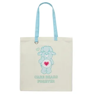 【Grace Gift】Care Bears-溫柔小羊印花日常帆布包(藍綠)