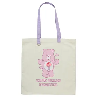 【Grace Gift】Care Bears-分享小熊印花日常帆布包(紫)