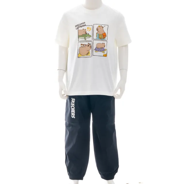 【SKECHERS】中性童短袖衣(L225K070-0074)