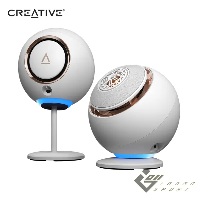 【Creative】Pebble Nova 2.0 聲道桌上型無線藍牙喇叭(同軸設計 重低音 65W PD RGB 大單體)