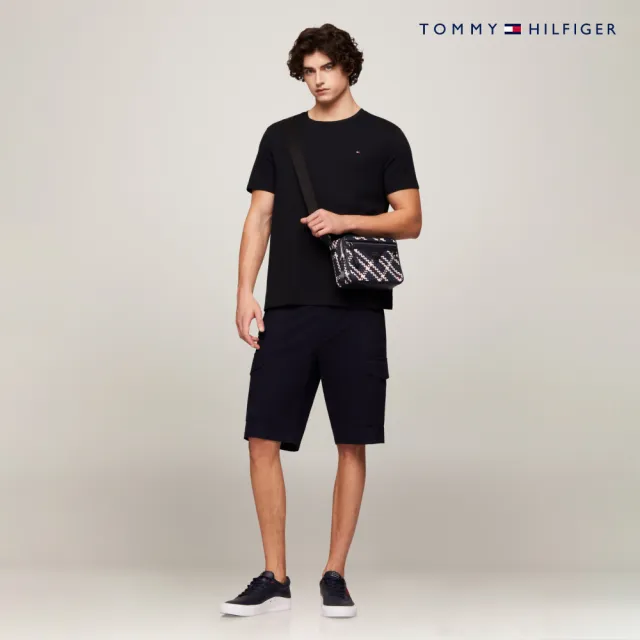 【TOMMY HILFIGER】官方旗艦館 彈力標準版型 Polo 衫_黑色
