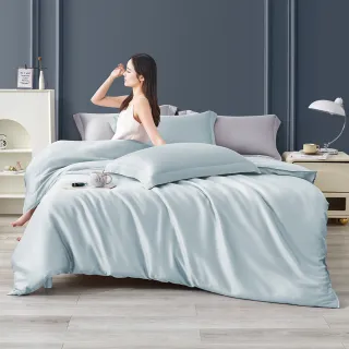 【MIT iLook】台灣製 60支100%萊賽爾天絲被套床包枕套組(單人/雙人/加大/300織/歐框枕套)