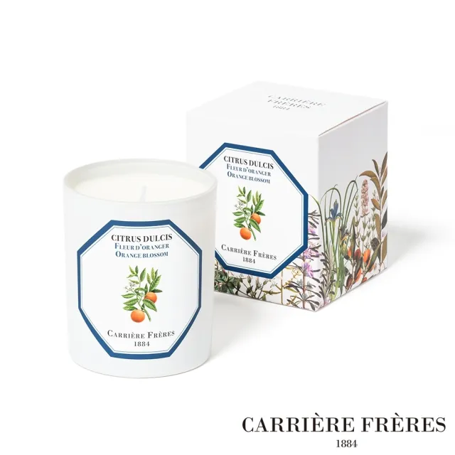【Carriere Freres】法國植物學家 天然手工香氛蠟燭185g(多款任選)