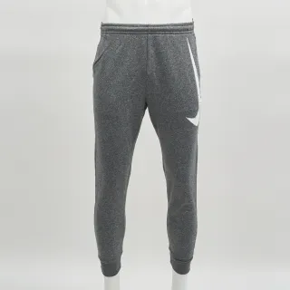 【NIKE 耐吉】TF Pant Swoosh TPR 男款 灰色 加絨 縮口 針織 保暖 運動 長褲 FZ1075-010