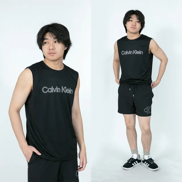 【Calvin Klein 凱文克萊】防曬背心 抗UV 排汗衫 防曬衣 無袖 背心 現貨 快乾 排汗衣 CK(防曬背心9758)