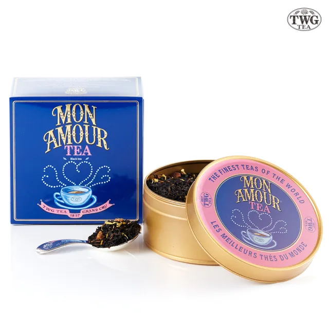 【TWG Tea】魚子醬錫罐茗茶 吾愛之茶 100g/罐(Mon Amour Tea; 紅茶)