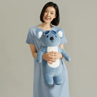 【YVONNE 以旺傢飾】無尾熊長型抱枕(勿忘草藍)