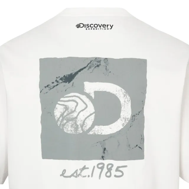 【Discovery Expedition】Freshvent 水洗方框LOGO機能短袖T恤 上衣(DXRS8R053-WHS)