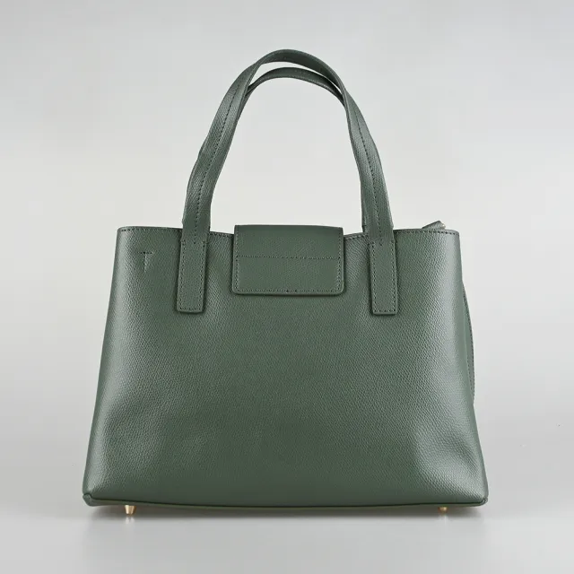 【FURLA 芙拉】FURLA 1927系列旋釦式手提/斜背包(綠)
