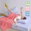【青鳥家居】奶蓋綿綿冰涼被+涼感伸縮床包枕套組(涼夏床包涼被組/涼感組)