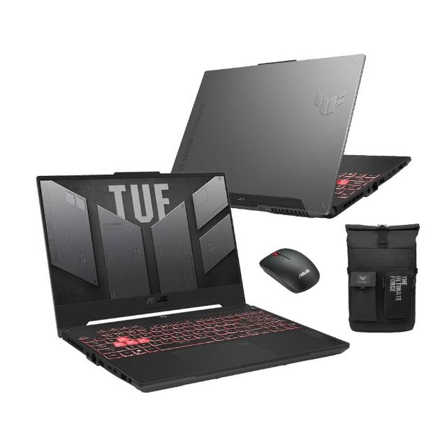 【ASUS】後背包/滑鼠組★15.6吋R5 GeForce RTX 4060電競筆電(TUF Gaming FA507NV/R5-7535HS/16G/512G SSD)