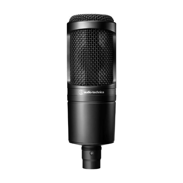 【audio-technica 鐵三角】AT2020 心形指向性電容型麥克風 公司貨(XLR接口)