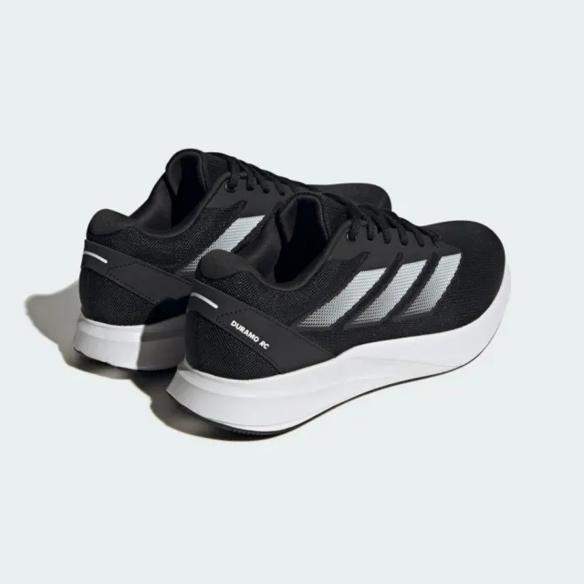 【adidas 愛迪達】Duramo RC U 男 慢跑鞋 運動鞋 跑鞋 輕量 緩震 舒適 黑 銀灰(ID2704)