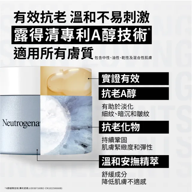 【Neutrogena 露得清】肌緻新生A醇乳霜50g 2入組(全新升級/官方直營)