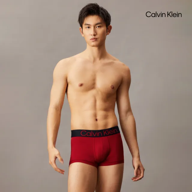 【CALVIN KLEIN】官方旗艦館 CK 3 件套組對比標誌低腰平口內褲_拼色
