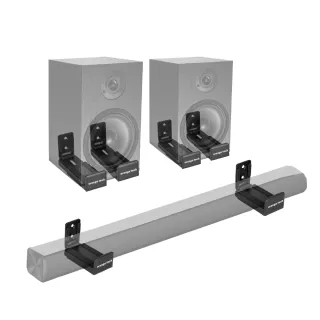 【Happytech】DR-067 可調式長形音箱壁掛支架 壁掛音箱架 多功能擴充架 音箱棒 喇叭音響