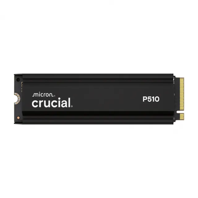 【Crucial 美光】P510 Gen5 2280 M.2 2TB SSD固態硬碟(含原廠散熱片/CT2000P510SSD5)