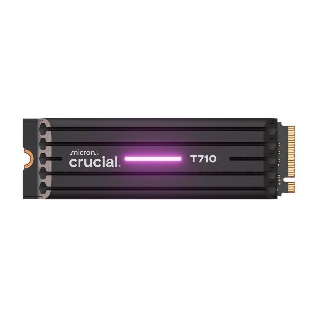 【Crucial 美光】T710 Gen5 2280 M.2 2TB SSD固態硬碟(含原廠散熱片/CT2000T710SSD5)