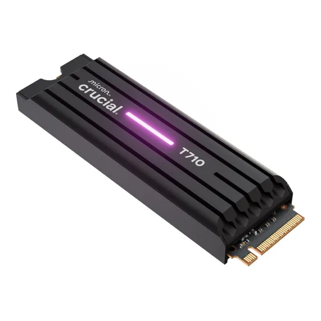 【Crucial 美光】T710 Gen5 2280 M.2 2TB SSD固態硬碟(含原廠散熱片/CT2000T710SSD5)