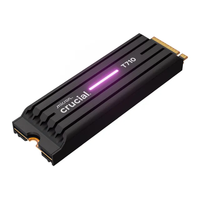 【Crucial 美光】T710 Gen5 2280 M.2 4TB SSD固態硬碟(含原廠散熱片/CT4000T710SSD5)