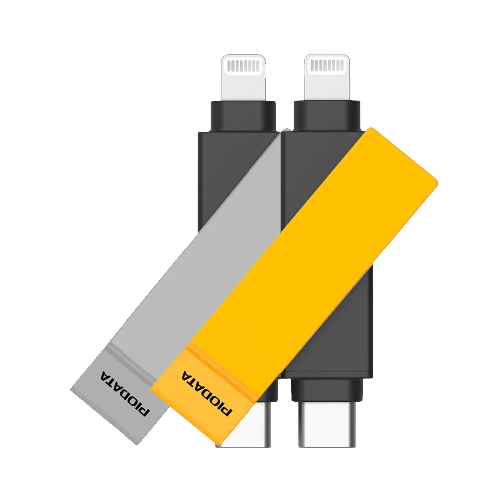 【PIODATA】iXflash Apple MFi認證USB3.2 Gen1 Type C/Lightning 64GB 撞色版隨身碟(備份碟、加密碟)