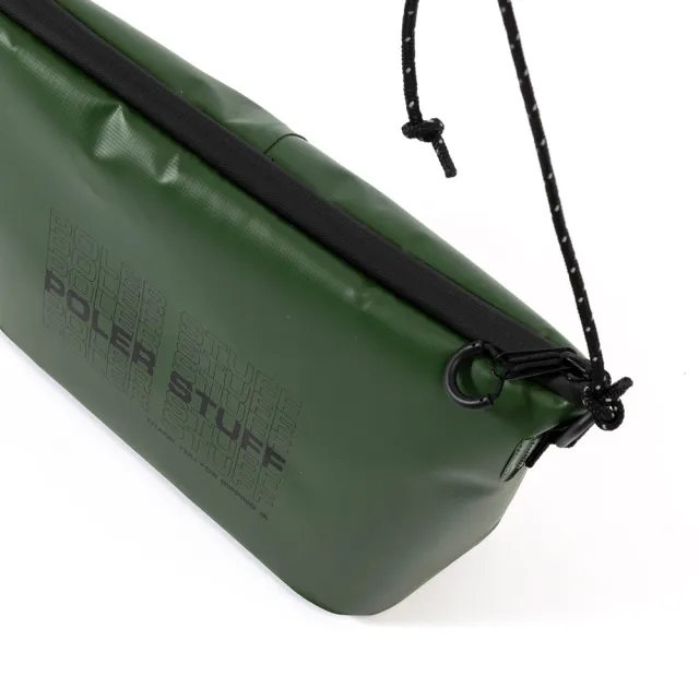 【POLER STUFF】雙11 日本限定 POLER HIGH＆DRY PVC SACOCHE 防水隨身包 / 輕便袋收納包(灰色)