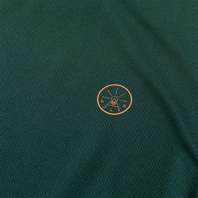【POLER STUFF】日本限定 POLER QUICK DRY MESH TEE 快乾網眼T恤 / 清涼神Tee(黑色)