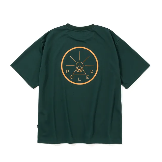 【POLER STUFF】日本限定 POLER QUICK DRY MESH TEE 快乾網眼T恤 / 清涼神Tee(綠色)