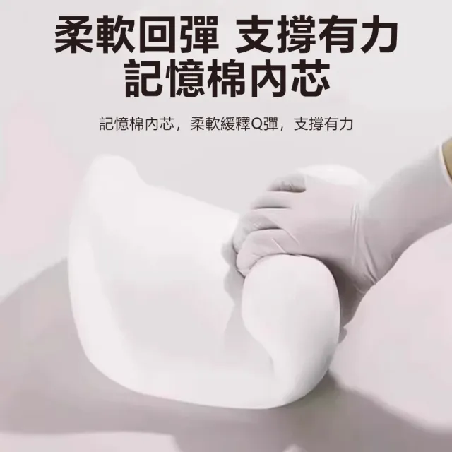 【Nil】汽車車載座椅護腰靠墊 車用支撐記憶棉腰靠 尾椎靠枕(腰枕 護腰墊 椅背墊 靠腰枕)