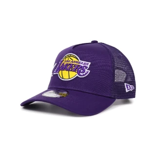 【NEW ERA】卡車帽 940 AF Mix League Script Lakers 洛杉磯湖人 帽子 紫 網帽(NE14700331)
