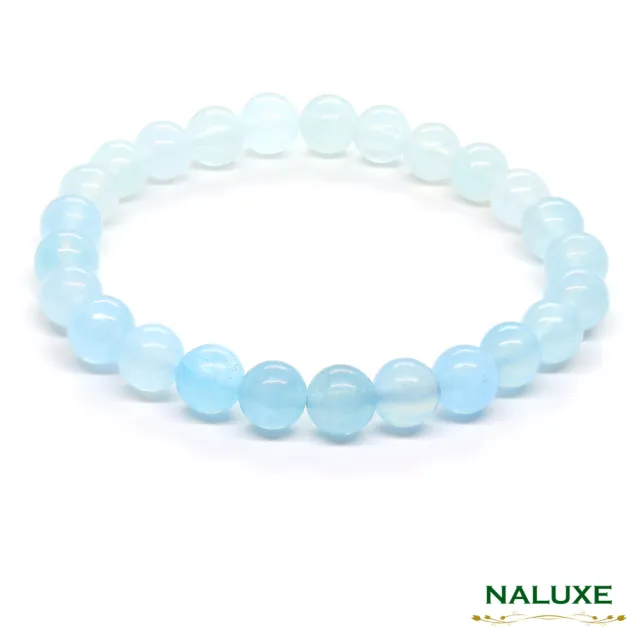【Naluxe】海藍寶設計款開運手鍊｜晨霧海光(人際溝通｜情緒平衡｜安定能量｜放鬆心神｜旅途守護)