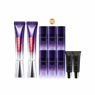 【LOREAL Paris 巴黎萊雅】玻尿酸眼霜級撫紋精華霜30ml_2入組(紫熨斗版x2/雙熨斗版-紫熨斗+冰熨斗)