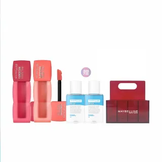 【MAYBELLINE 媚比琳】泰迪 半飽和絨霧液態唇泥(2入組)
