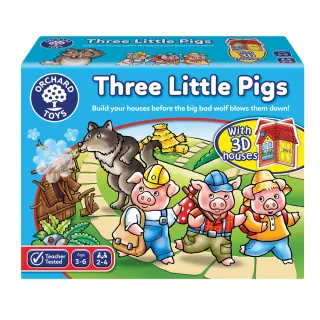 【Orchard Toys】幼兒桌遊-三隻小豬(Three Little Pigs Board Game)