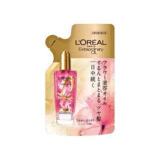 【L’OREAL Paris 巴黎萊雅】全新升級 金緻護髮精油補充包90ml_玫瑰版/棕色版(護髮油/髮油/修護/柔順)