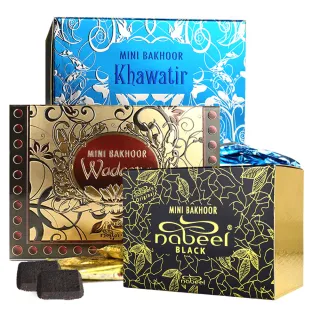 【Nabeel納彼爾】Mini Bakhoor迷你焚香片系列108g(杜拜原裝_專櫃公司貨)