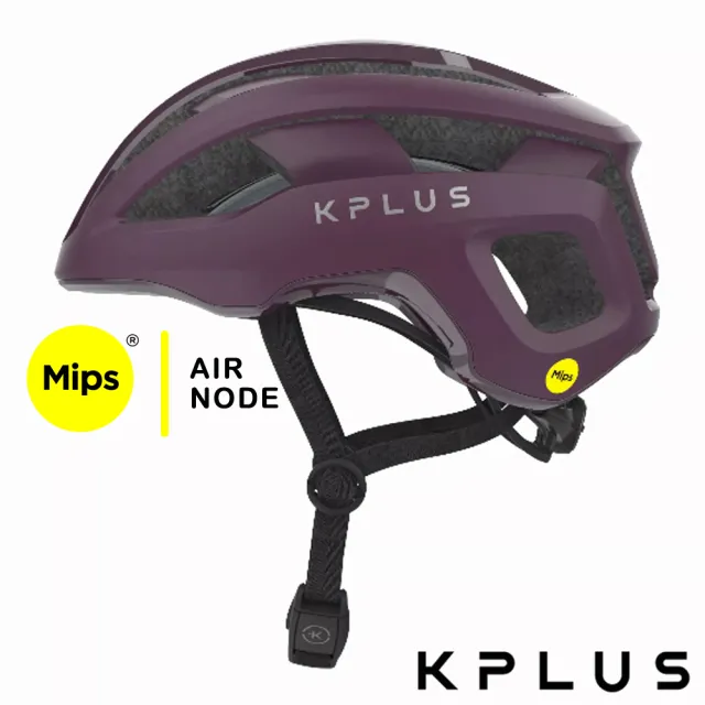 【KPLUS】單車安全帽公路競速NOVA 可拆洗Mips Air Node Helmet-迷霧紫(亞洲頭型)