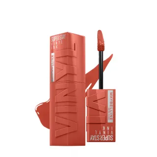 【MAYBELLINE 媚比琳】超持久水光鎖吻唇釉(玫瑰奶茶棕/鎖吻棒/水光持色)