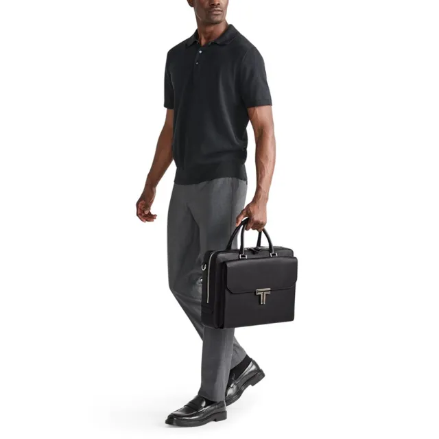 【TUMI】Vincenzo 頂級皮革商務公事包(TUMI 官方旗艦店)