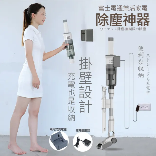 【Fujitek 富士電通】勁渦流手持無線吸塵器 無線吸塵器 輕量化 吸塵器(FTV-RH610)