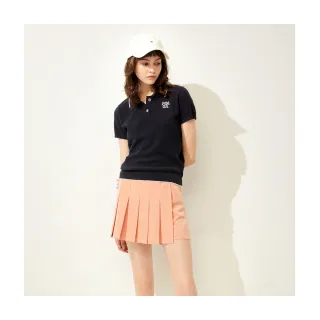 【Le Polka】撞色百褶短褲裙-女