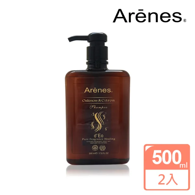 【Arenes】橡苔佛手柑洗髮露 500ml(2入組)