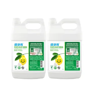 【清淨海 官方直營】環保洗手慕斯4000gX2入(溫和清潔/手部潔淨/無添加酒精/無皂鹼/蓬鬆泡沫/嬰童用)