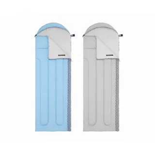 【Naturehike】超值2入組 L250圖騰可機洗帶帽睡袋 MSD07(台灣總代理公司貨)