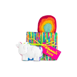 【LUSH 嵐舒】Thank You 美好謝意禮盒 泡澡禮盒(泡澡球2入/果香/聖誕節/交換禮物/送禮)