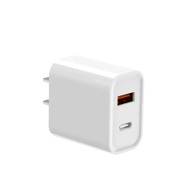 【JINPEI 錦沛】PD 20W雙孔USB-A+ Type-C充電器 充電頭JC-020W(充電器 充電頭)