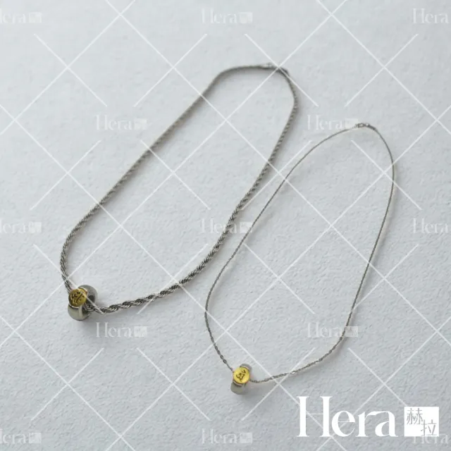 【HERA 赫拉】簡約八大守護神女項鍊鋼飾 H11407183(八大守護神 飾品 項鍊 鋼飾)