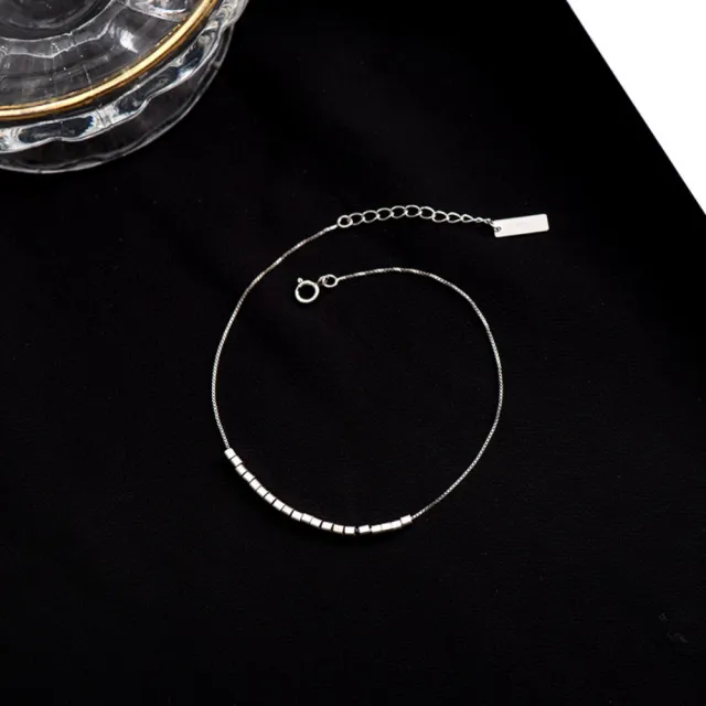 【巴黎精品】正韓腳鍊手鍊首飾腳鏈腳踝鏈足鏈腳飾手鏈情人節禮物(簡約小方塊女飾品n1kk48)