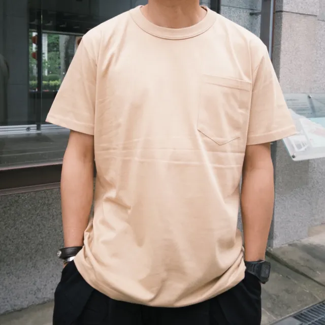 【AMERO】男女裝 短袖口袋T恤(男女裝 圓領短袖T恤 素面 口袋 情侶裝)（其他規格）