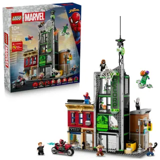 【LEGO 樂高】漫威超級英雄系列 76324 蜘蛛人大戰奧斯朋企業(Marvel 蜘蛛人 兒童玩具 積木)